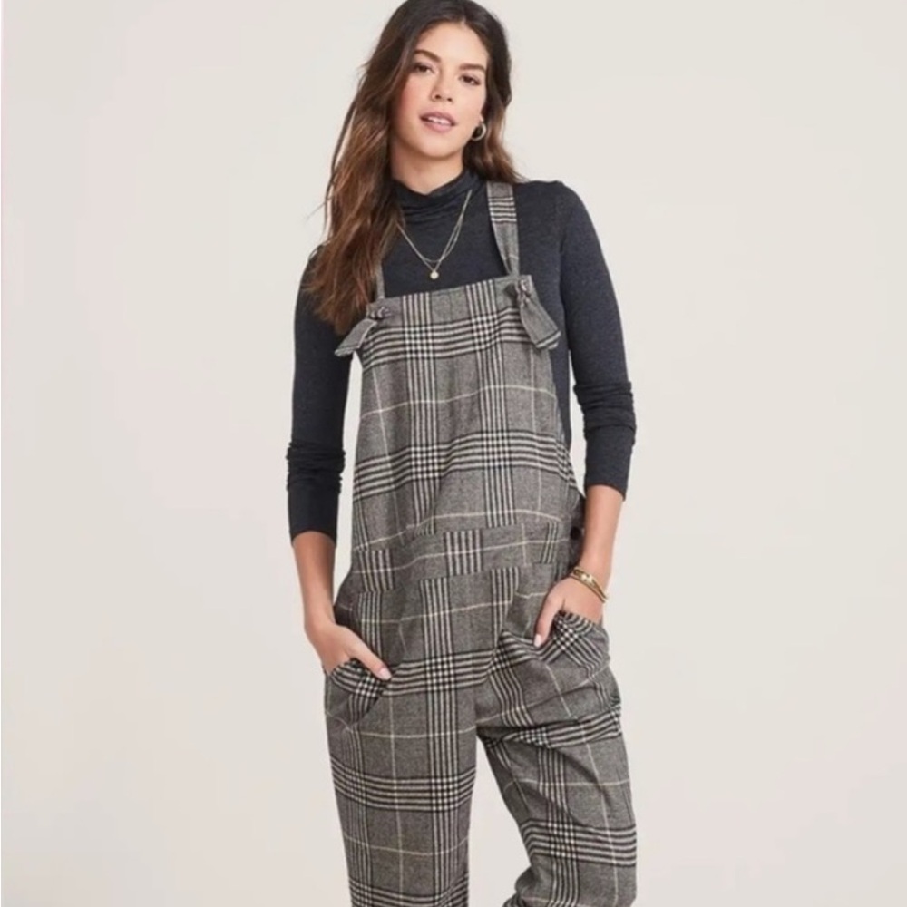 Hatch Checkered Overalls size 1